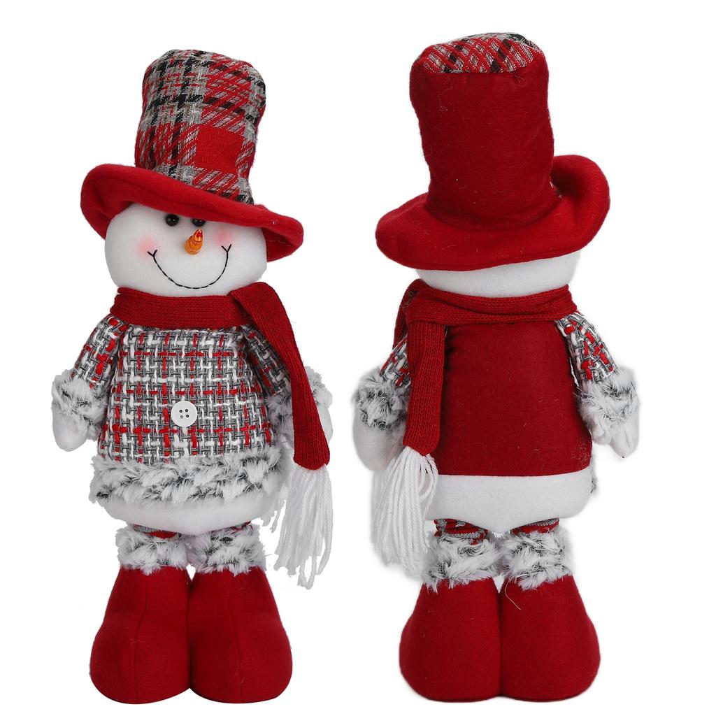 Retractable Christmas Innovative Doll Toy Home Decoration for Christmas BirthdaySnowman