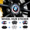 4PCS 56mm Car Badge Wheel Center Cover Stickers Hub Caps Decal For BMW X1 X3 E39 E46 E30 E36 E87 E60 E90 F26 G02 E70 F15 E53 G05