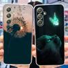 Чехол для телефона Samsung Galaxy A54 5G, мягкий силиконовый, прозрачный, для Samsung A 54, SamsungA54, защитная крышка, крутой мультяшный