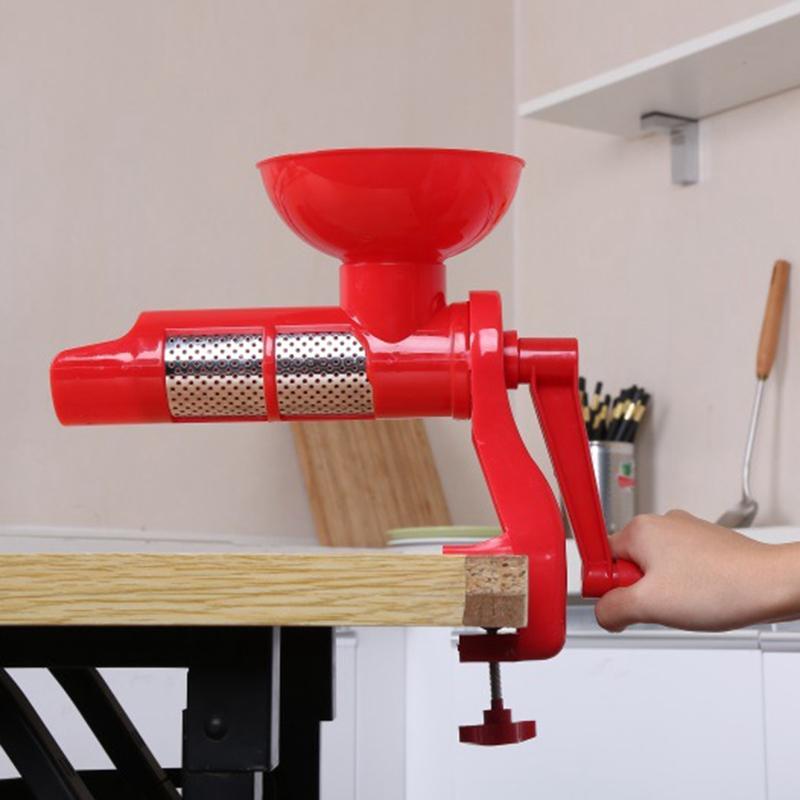 Соковыжималка для томатного соуса Пластиковая ручная ручная для томатного сока Многофункциональные кухонные принадлежности Гаджеты Фрукты Инструменты