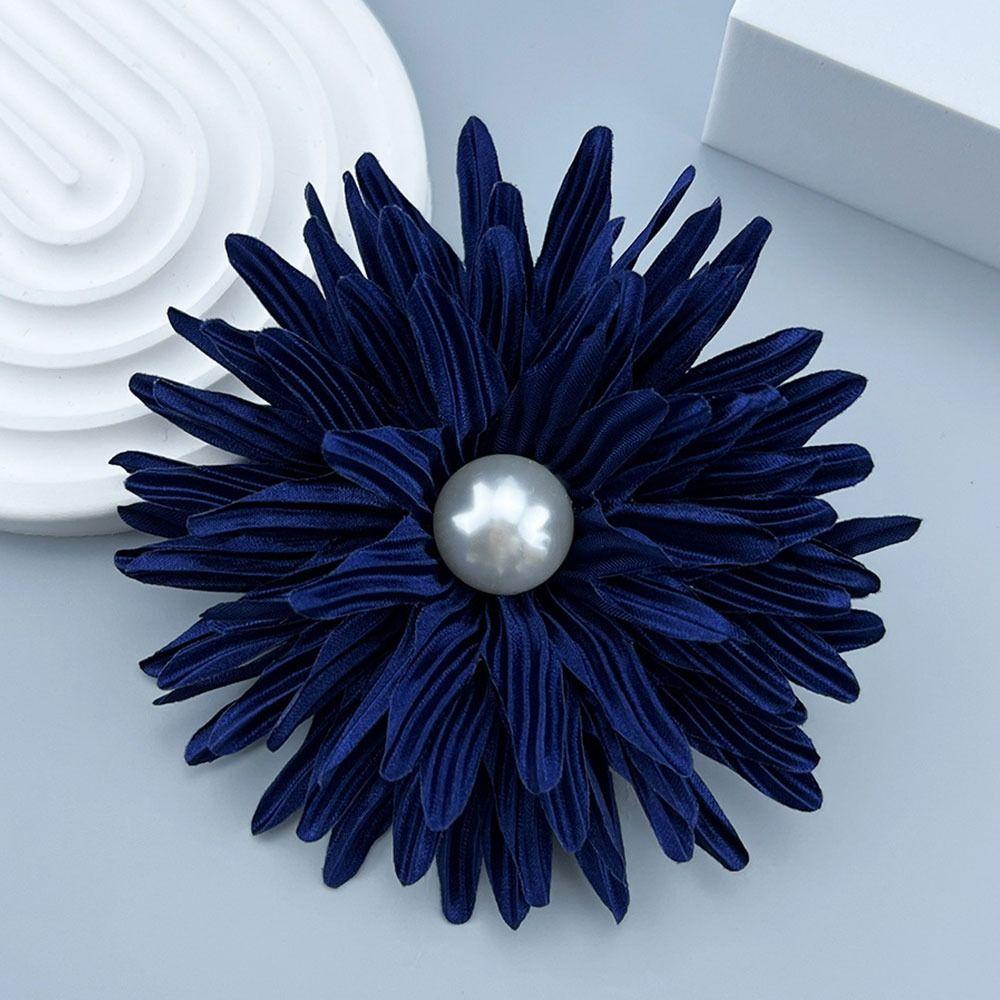 Fabric Handmade Accessories Large Flower Brooch Jewelry Badge Accessories Pin Brooch New Corsage