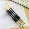 4Pcs Dual-ended Nail Brush Acrylic Nail Art Brushes Professional Gel Nail Polish Liner Flower Painting Drawing Manicure Tools