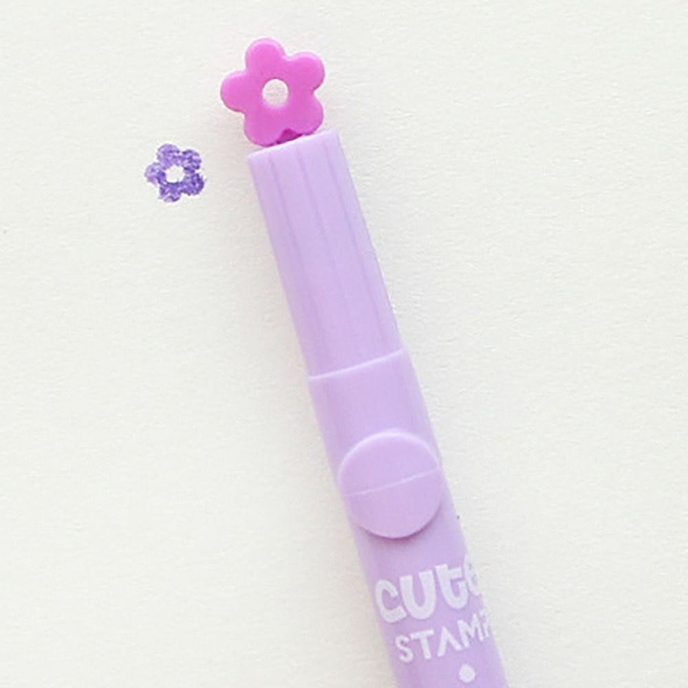 Candy Color Highlighters Pen Journal Diary Decoration Highlighter Cute Stamp