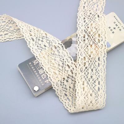 Полая Хлопковая Нить Кружево Ручной Работы DIY Декоративная Кружевная Лента Одежда Одежда Скатерть Занавески Тканевый Материал Кружевной Край
