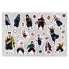 Stationery Demon Slayer Sticker Bag 2490650A Sun-Star
