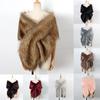 Women Faux   Long Shawl Stole Wrap  Scarf Bridal Wedding