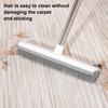 Щетка для шерсти домашних животных 2 в 1 с длинной ручкой и скребком, легкая щетка для удаления шерсти, эргономичная ручка, щетка для уборки различных поверхностей