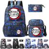 3pcs/set Anime Cosplay Large Capacity Bookbag Backpack Cartoon Laptop Unisex Students Boys Girls School Bag Travel Rucksack Outdoor Bag