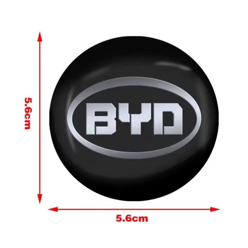 4 шт. Колпачки ступицы колеса автомобиля Наклейки-декали Для BYD Atto Yuan Plus Song Plus Seal Seagull Dolphin Sealion Аксессуары