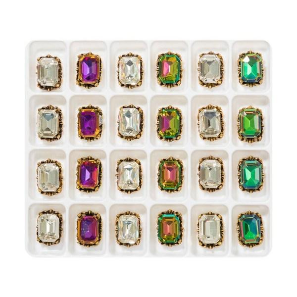 Nail Materials, One Set of Jewelry, Nail Stone Set, Violetta, 1 Set