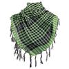 Shemagh Desert Scarf Colorblock Houndstooth Pattern Arab Keffiyeh Shawl Wrap with Tassels Scarves Bandana Head Wraps