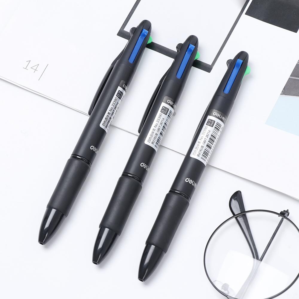 2/5/8pcs 0.7mm Smooth Chunky Plastic Gel Pen Writing Tool 4 in 1 Multicolor Ballpoint Pen