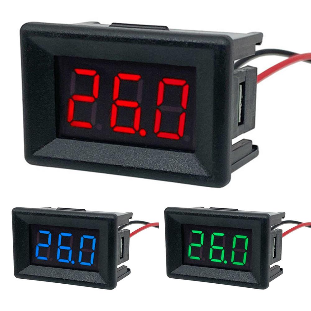 1-5pcs Digital Voltmeter DC 0-30V 2-Wire LED Digital Voltmeter Tester Voltage Panel Meter For Electromobile Motorcycle Car