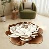 Floor Mat Non-slip Floral Pattern Rug 3D Realistic Pattern Bath Mat Super Absorbent Shower Mat Quick-Drying Soft Carpet