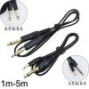 Gold plated mono 6.5mm 6.35mm male jack to 6.35 3.5mm Male Audio Cable 3.5 Male to 6.35 Male Audio Cord Wire 6.35 3.5