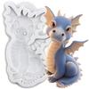 Dragon Silicone Mold Flying Dragon Fondant Molds Cake Decorating Tools Theme Cake Dessert Decorated Chocolate Candy Mold