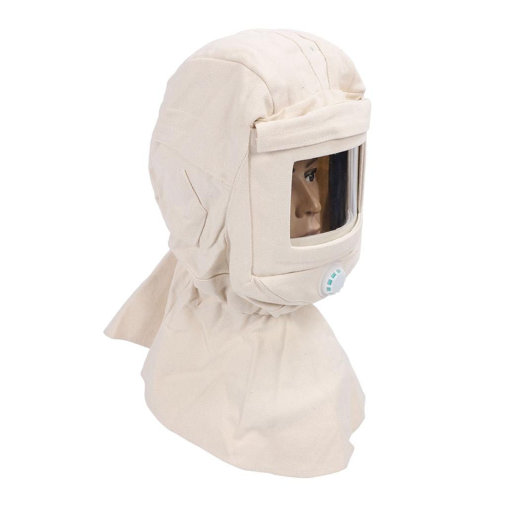 Вентилируемый капюшон для пескоструйной обработки, парусиновый ветрозащитный чехол для пескоструйной обработки лица для полировки, покраски