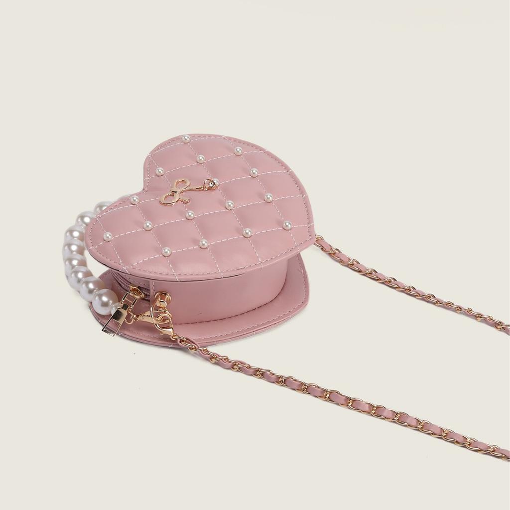 Новый нишевый дизайн сумки Pearl Love Bag, сумка Xiaoxiangfeng Chain на одно плечо
