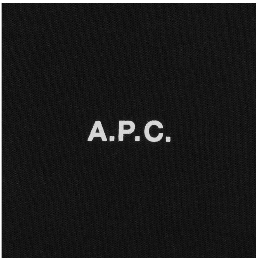 ApeSSe Cohbw F26387 Tzc Noir Blanc Micro Logo Boxy Women S Short Sleeve Tee