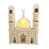 Eid Mubarak Countdown Calendar Wood Led Light Drawer Cabinet Ornament for Ramadan Holiday New Year Party Decoration
