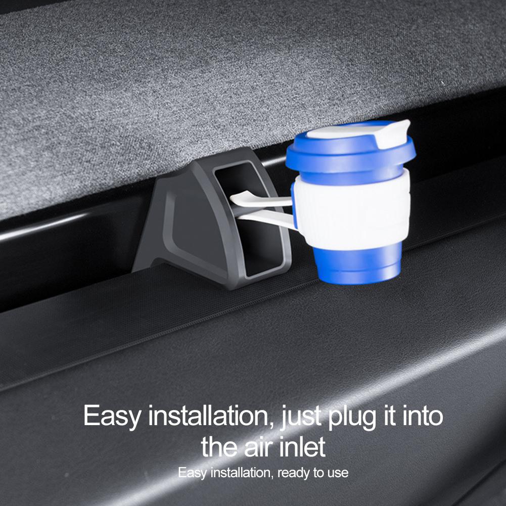 Для Tesla MODEL 3 Highland Y Launch 2025 Адаптер освежителя воздуха Клипса-ароматизатор для воздуховода Силиконовая клипса для ароматизации воздуха в автомобиле