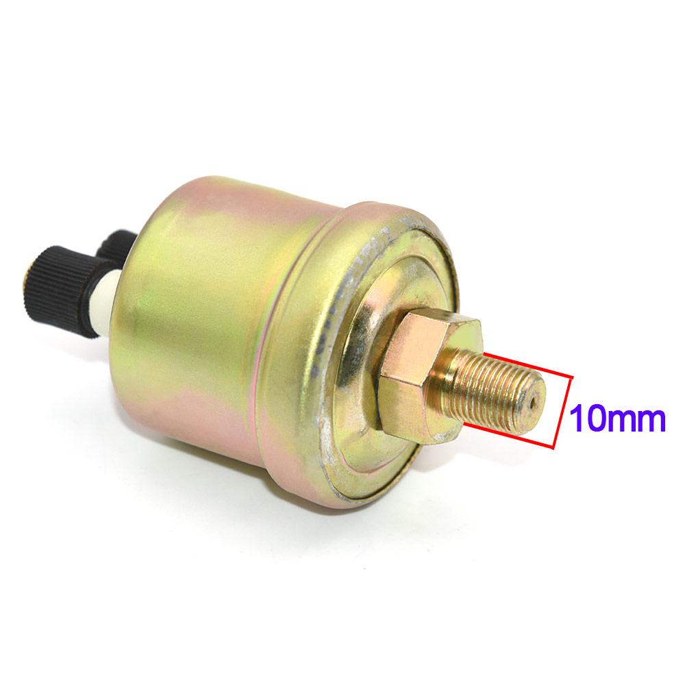 1/8 NPT Engine Oil Pressure Sensor Gauge 10mm 0-5BAR 0-10BAR Sender Switch Sending Unit Replacement Oil Pressure Gauge Sensors