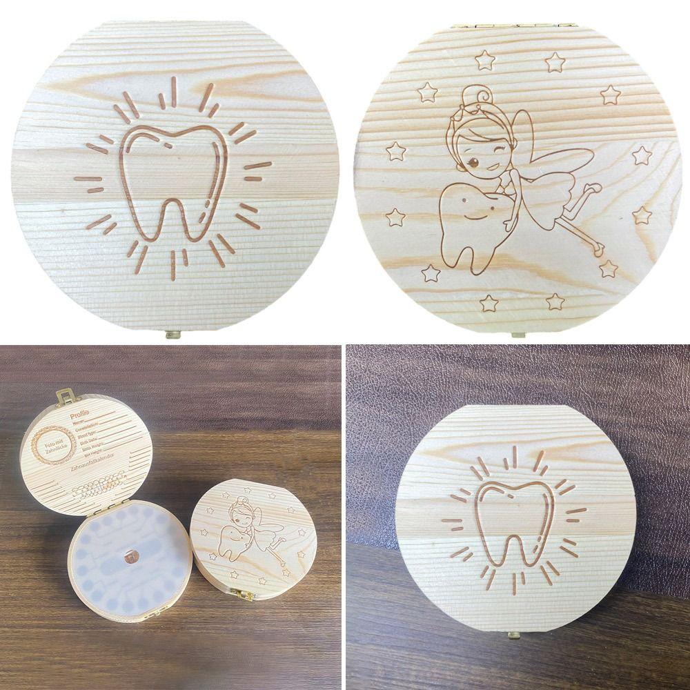 Коробка для сбора зубов, органайзер для молочных зубов, прочная коробка для хранения зубов для малышей и детей