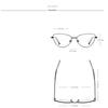0 -0.5 -0.75 To -6.0 Blue Light Blocking Cat Eye Nearsighted Glasses For Women Metal Shortsighted Prescription Glasses Women
