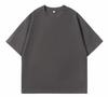 Cotton Blank Plain Tshirt Unisex Crew Neck Short Sleeve Loose Oversized Minimalist Daily Versatile Casual Streetwear Top