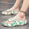 Men Flip Flops Home Slippers 2025 New Summer Printing Personality Korean Beach Shoes Male Flat Casual Soft Sole Slides