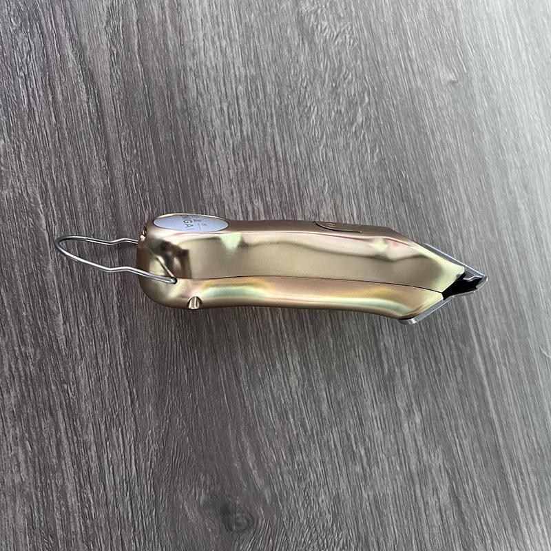 0,1 мм Т-образная машинка для стрижки волос, золотая машинка для стрижки волос, золотой, серебряный триммер для салона, 110 220 В, парикмахерский электрический триммер для стрижки