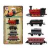 Gift Toys Vehicles Non Remote Control Pull Back Car Train Model Toy Retro Steam Train Train Toys
