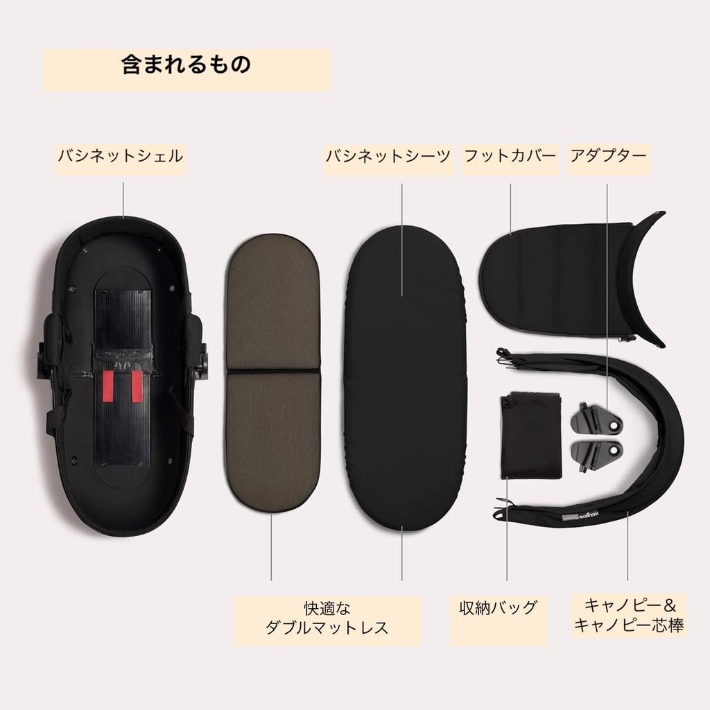 Аксессуары для колясок Stokke YOYO Детская люлька черного цвета