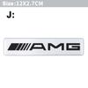 CRJ1 1PCS Car Aluminum Sticker Emblem Badge Decals Accessories CFXMBT-BECH23 For Mercedes Benz W204 W205 B/C/E/S Class GLC GLE CLA