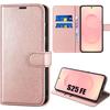 Phone Case - BOOLING - for Samsung Galaxy S25 FE - Full Shockproof Synthetic Leather - Pink