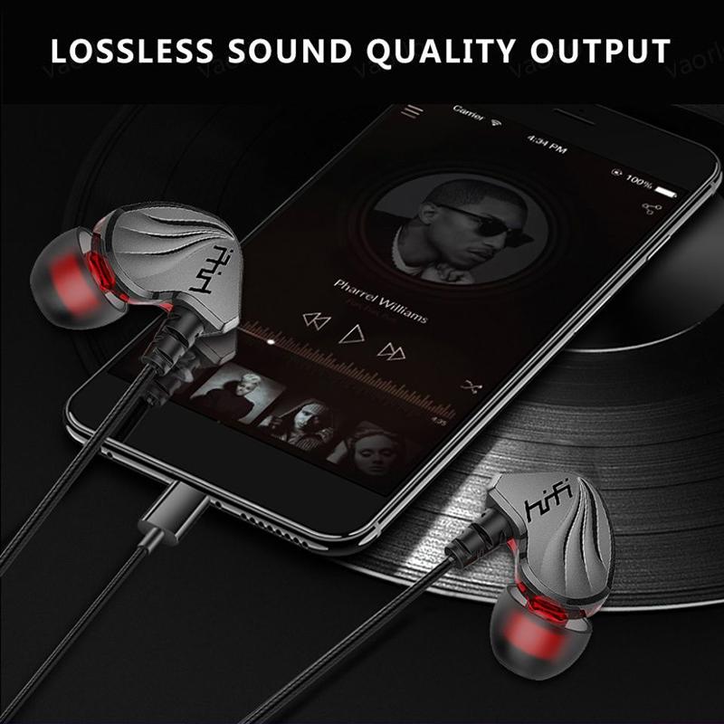 Проводные наушники 3,5 мм AUX/Type C In-Ear HIFI 6D Surround Bass In-Ear игровые музыкальные гарнитуры с микрофоном для Samsung Huawei Xiaomi ПК