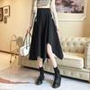 My Wardrobe Women's Irregular Skirt High-waisted Retro-style Skirt Design Sense of Niche Mid-length Model Pleated Skirt