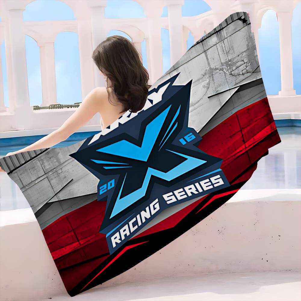 X-XRAY Racing-CarS Микрофибровое одеяло Быстросохнущие пляжные полотенца Большой размер Печать Супервпитывающее Полотенце-одеяло для бассейна