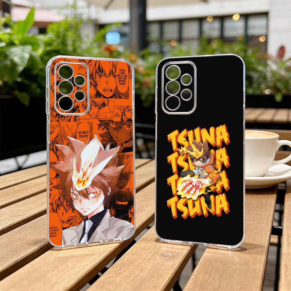 Hitman R-Reborn Tsuna S-Sawada Чехол для телефона Прозрачный Силиконовый Мягкий Для Samsung S25,S24,S21,S22,S23,S30,Ultra,S20,Plus,Fe