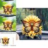 New Acrylic Sunflower Butterfly Hanging Ornament Perfect For Car Interior Decoration