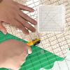 5 In 1 Quilt Cutting Ruler Transparent Sewing Ruler with 14/26 Grooves Acrylic Quilting