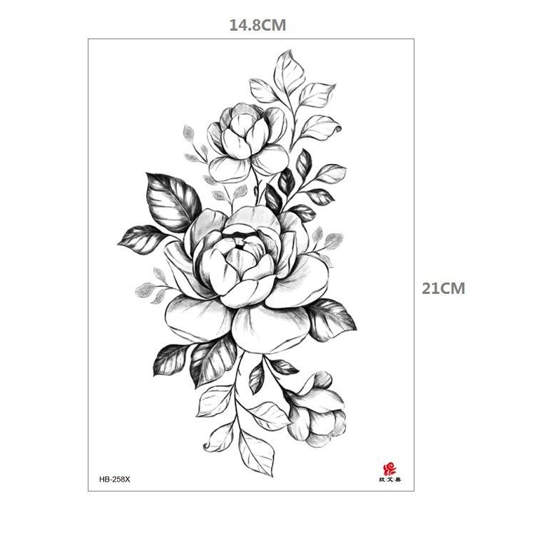 Наклейка с рисунком животного, тигр, лев, леопард, половина руки, рисунок Hb, набор для переноса воды, имитация наклейки