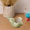Подставка для яиц в виде лежащего кролика Yousheng, керамическая подставка для яиц в виде кролика, пасхальное украшение, подставка для яиц всмятку, обеденный стол, сувениры для весенней домашней вечеринки