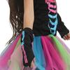 Novelty Kids Halloween Costume Cosplay Girl Rainbow Skeleton Costume Personality   Carnival