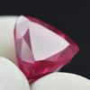 Natural Red Ruby Loose Gemstone Trillion Cut 7.55 ct for Jewelry Making and Gem Collections