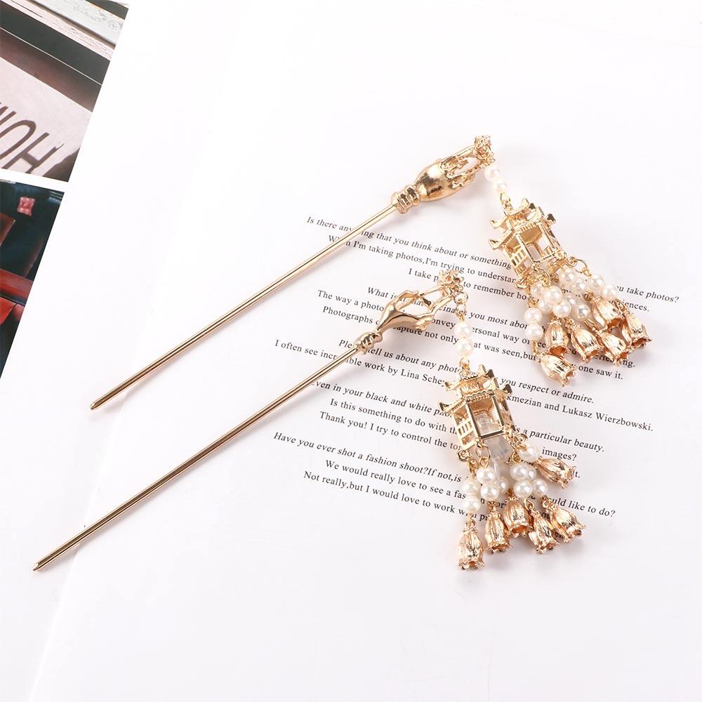 Кулон в старинном стиле, заколка для волос в китайском стиле, головные уборы, аксессуары для волос для девочек, палочки для волос ханьфу