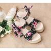 Women Shoes 2024 Summer Lace Sandals Solid Colors Peep Toe Fashion Elegant Wedge Heels Party Casual Pumps Zapato De Tacón