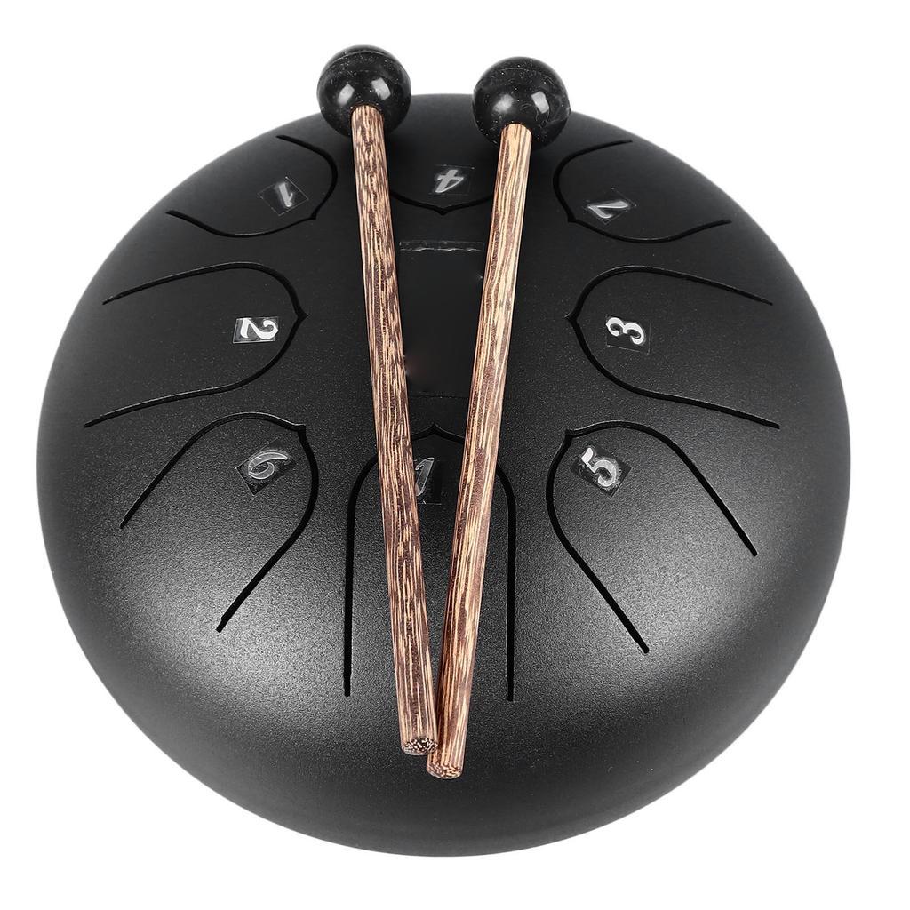 Язычковый барабан 6 дюймов 8 тонов из нержавеющей стали, беззаботный барабан пустого духа для выступлений, медитации