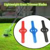 10 Pcs Grass Trimmer Blades Sharp Spinning Anti-deformed Labor Saving Thick Replacement Plastic Fast Cutting Grass Cutter Blades Strimmer Tools