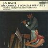 LP Record JOHANN SEBASTIAN BACH, ANDR?S ADORJ - Complete Sonatas For Flute OX70867ND DENON 1977 Japan Obi Classical Used